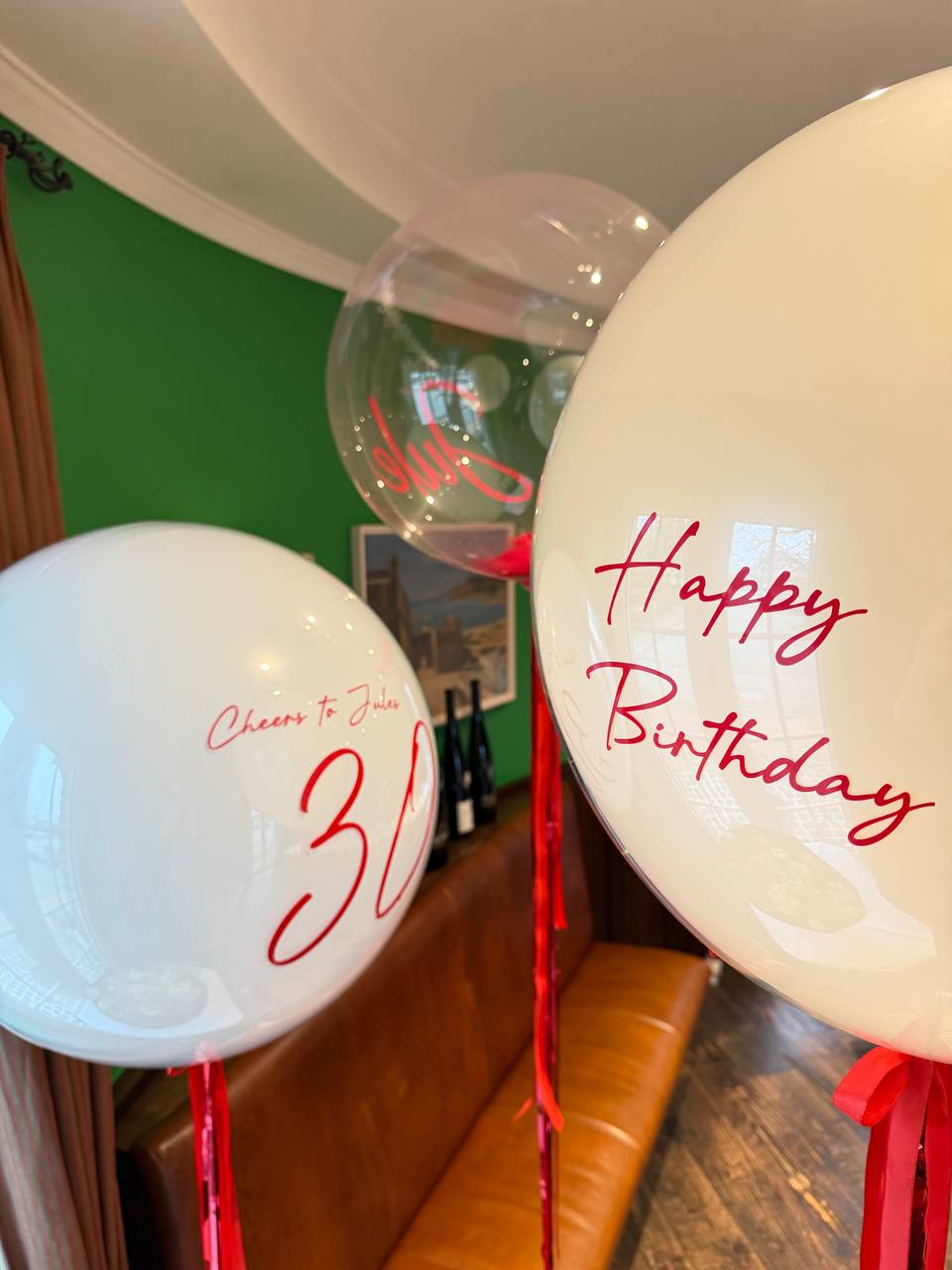 30. Geburtstag mit Ballons