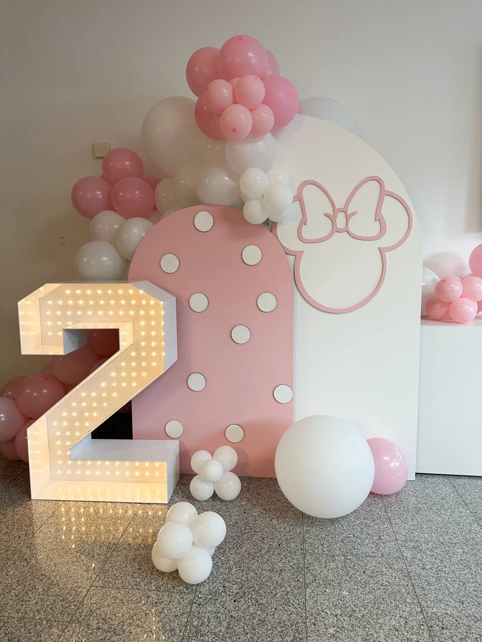 Kindergeburtstag mit Leuchtzahl